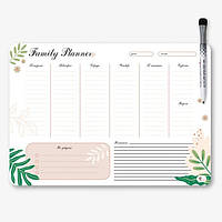 Набір магнітний планер на холодильник Family Planner