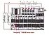 Модуль захисту BMS 3S 18 В 100 A 18650. LiFePo4 3 відділення по 3,2 В, фото 2