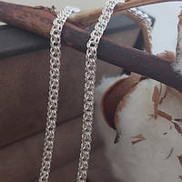 Цепочка из серебра с плетением круглый Бисмарк