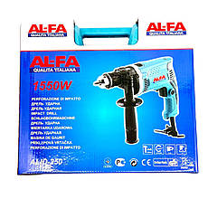 Дрель ударна AL-FA 1550W ALID-250, фото 3
