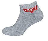 Спортивні Чоловічі шкарпетки Levi's 3 пари  41-45 Асорті  синій, чорний, сірий, фото 4