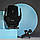 Автотримач для телефона Hoco CA202 15W black кріплення з бездротовою зарядкою, фото 7