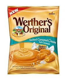 Цукерки Werther's Original Salted Caramel Soft Eclair 180g