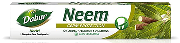 Зубна паста натуральна аюрведична Neem Нім 150 мл без фтору та шкідливих хімікатів