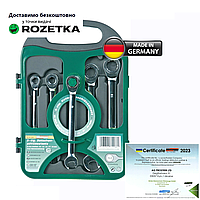 Ключи накидные-рожковые с трещоткой Mannesmann М19827 5шт ORIGINAL GERMANY + подтверждение оригинальности