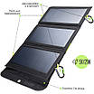 Портативна сонячна панель ALLPOWERS (AP-SP-002BLA) 5V21W для заряджання телефону з акумулятором 10000mAh, фото 9