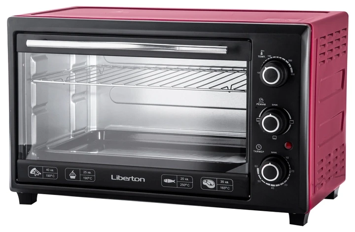 Електрична піч LIBERTON LEO-351 Red, фото 1