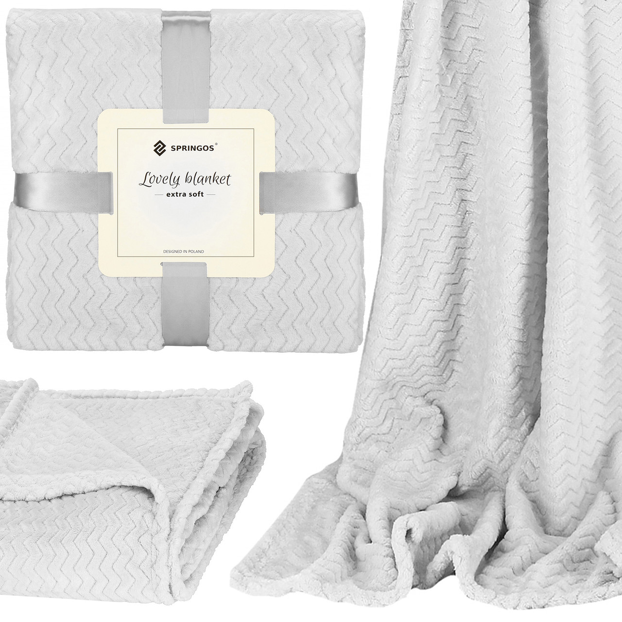 Плед-покривало Springos Extra Soft 70 x 160 см HA7114