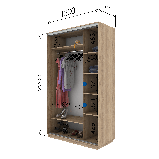 Шафа-купе (1000-1800*600*2200), фото 4