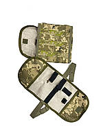 Підсумок медичний IFAK, CORDURA 1000D, тактична аптечка підвісна, військова АТО, армійська Піксель