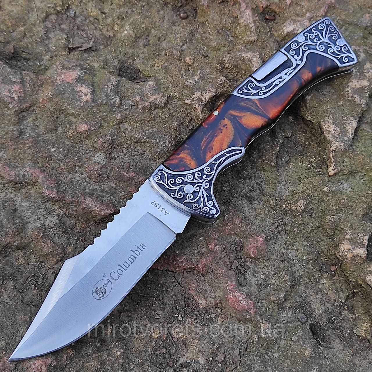 Ніж складний мисливський Columbia А3157