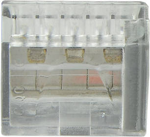 Клемник АСКО-УКРЕМ CMK-255Х сірий, 5-провідний безвинтовий, 100 шт., фото 2