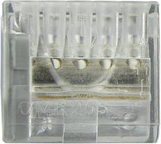 Клемник АСКО-УКРЕМ CMK-255Х сірий, 5-провідний безвинтовий, 100 шт., фото 3