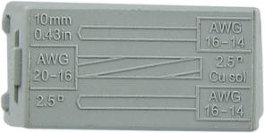 Клемник з'єднувальний АСКО CMK-112, 2-провідна клема для світильників, 24А, 250В, фото 4