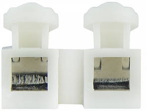 АСКО-УКРЕМ Клемник зажимний 2 контакти до 2,5 мм², безвинтове з'єднання, 100 шт., фото 2