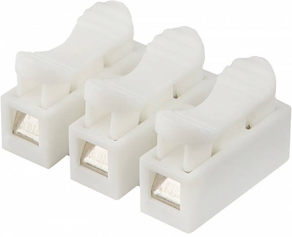 Клеммник зажимной соединительный 3 контакта для кабеля, сечение до 1,5 ...