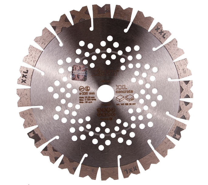 Алмазний диск Distar по бетону 1A1RSS/C3-W 232x2,4/1,6x12x22,23-16 Classic