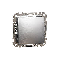 Одноклавішний перемикач Матовий алюміній Sedna Elements Schneider Electric SDD170106