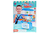 Докторский набор со столиком детский игрушечный игровой развивающий 24 предмета