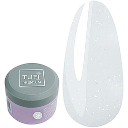 LED/UV гель для нарощення TUFI profi PREMIUM Gel 09 White Frost 15 г