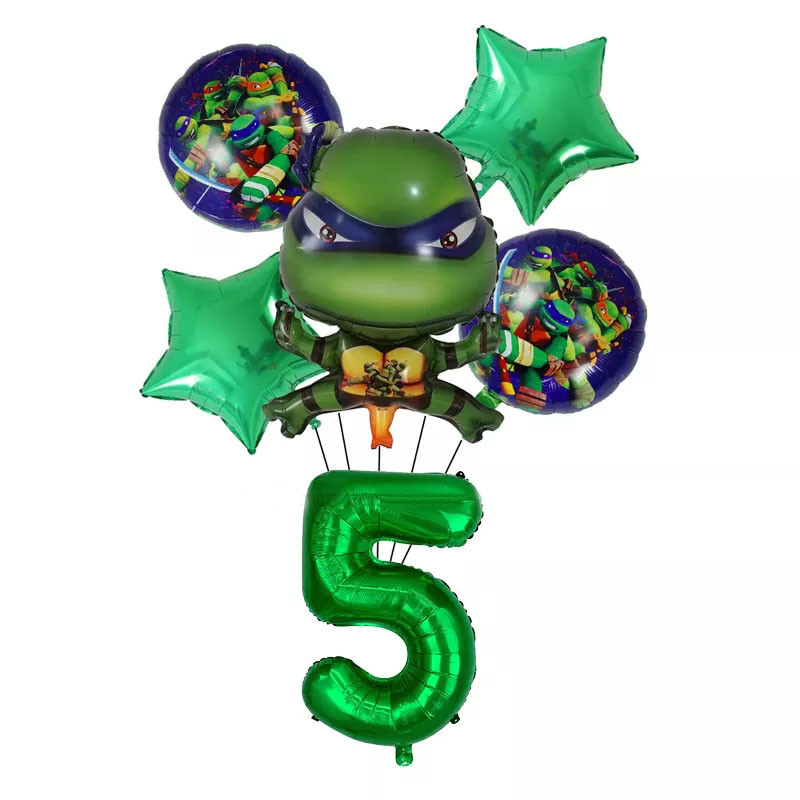 Фонтан із кульок | Черепашки Ніндзя з цифрою