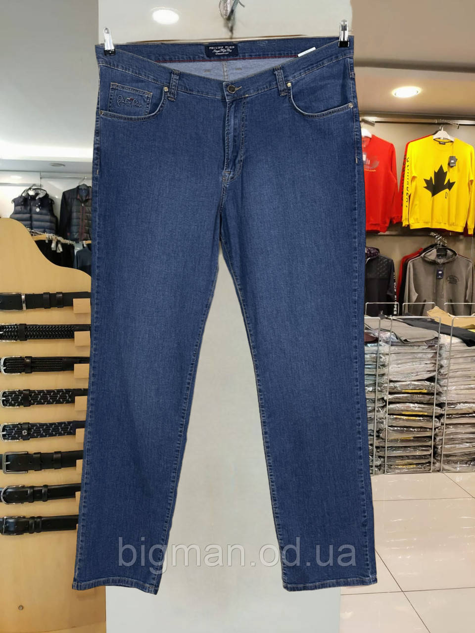 Чоловічі джинси на ремені Grand la Vita 44-50 розміру великого батального розміру Туреччина