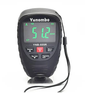 Товщиномір фарби Yunombo КРАСКИ АВТО YNB-555R YNB555R ЮНБ555Р автомобільний тестер яномбо + ЦИНК