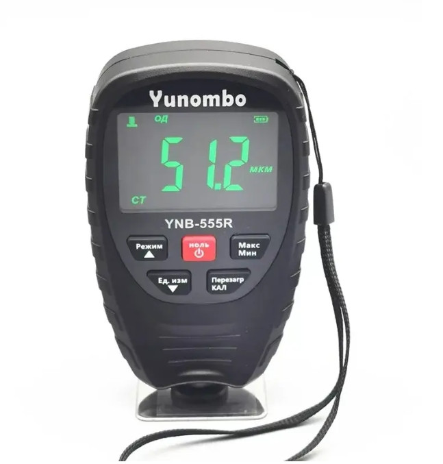 Товщиномір фарби Yunombo КРАСКИ АВТО YNB-555R YNB555R ЮНБ555R автомобільний тестер яномбо + ЦИНК