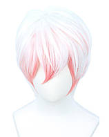 Pink+white 1 Count (Pack of 1) Linfairy короткий черный многослойный парик для косплея Хэллоуин костюм па
