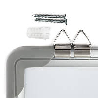 Дошка сухостираєма, магнітна, 60X90см, алюм. рамка