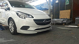Передня нижня накладка для Opel Corsa E 2015-2019 Склопластик
