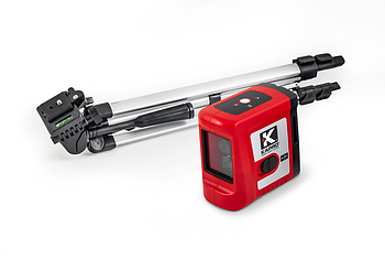 Лазерний рівень Kapro 862S — червоний промінь, хрест, маятниковий, IP54 + тринога