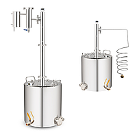 Дистиллятор классический для домашнего использования, дачи и квартиры TM Samogray Okovita Craft нержавейка 43л