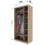 Шафа-купе (1000-1800*600*2400)  дсп/дсп, фото 7