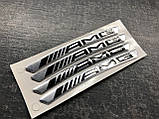 Наклейки на диски AMG Mercedes Benz Мерседес silver, фото 3