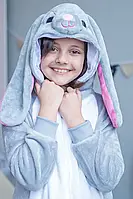 Кигуруми Зайчик заяц детский для маленьких Зайка пижама махровая 80