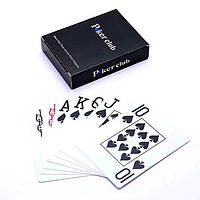 Гральні картки пластикові Poker club