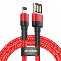 Кабель Baseus Cafule SE USB - Lightning 2.4A/1m (CALKLF-G09) (Red-Black)