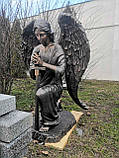 Статуя Ангел з полімеру (литого каменю) 135 см, фото 4