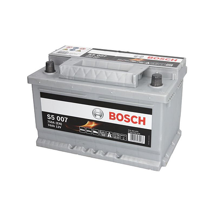 Акумулятор автомобільний Bosch S5 74 Ah 750 En, фото 2