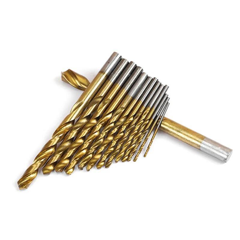Купить Сверла для металла набор сверл титановое покрытие DEMKO LUX 1-10 ...