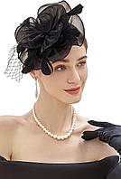 Y-black BABEYOND Fascinator Шапки для жінок Tea Party Hat Kentucky Fascinators Пов'язка Дербі Шапки Весіл