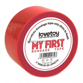 Бондажна стрічка My First Pleasure Tape червона