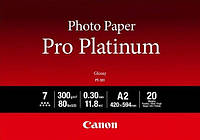 Фотобумага Canon A2 Pro Platinum Photo Paper PT-101 A2 20л (2768B067)