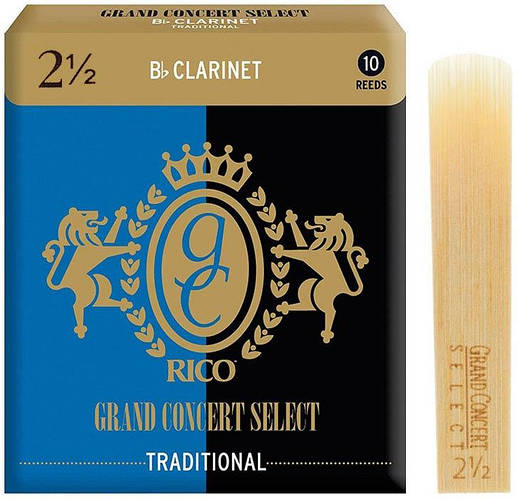 Трость для кларнета D'Addario Grand Concert Select - Bb Clarinet #2.5 ...