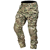 Тактичні демісезонні військові штани Idogear G2 Multicam з наколінниками М Мультиком