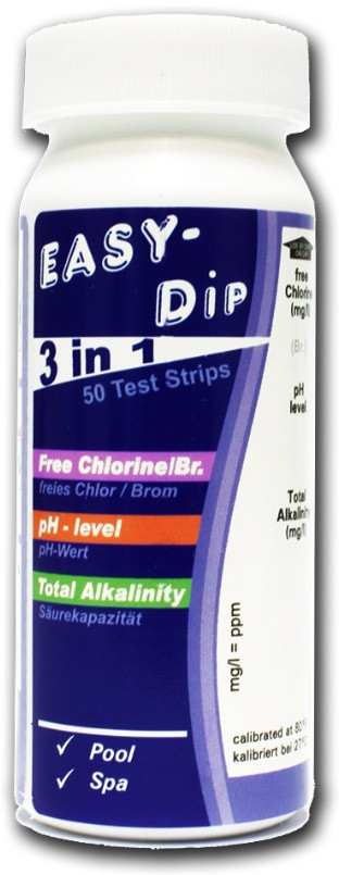 Тест смужки Water-I.D Easy-Dip на 3 параметри (TSL100) 50 шт