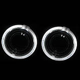 Ангельські очі SANVI 2,5" (80 мм) круглі, LED, з режимом ДХО, фото 2