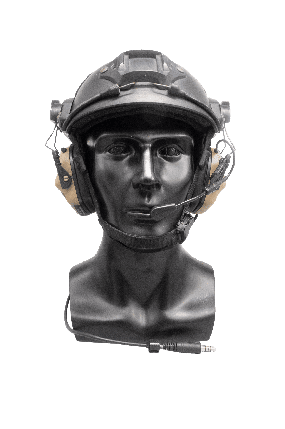 Активні навушники EARMOR M32H for ARC Helmet Rails койот, фото 3