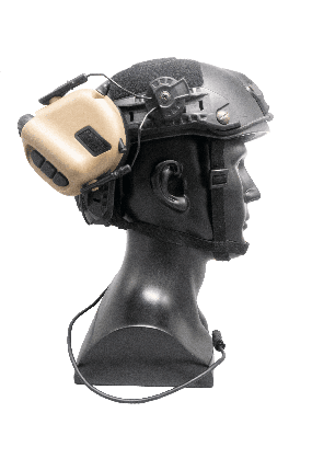 Активні навушники EARMOR M32H for ARC Helmet Rails койот, фото 4